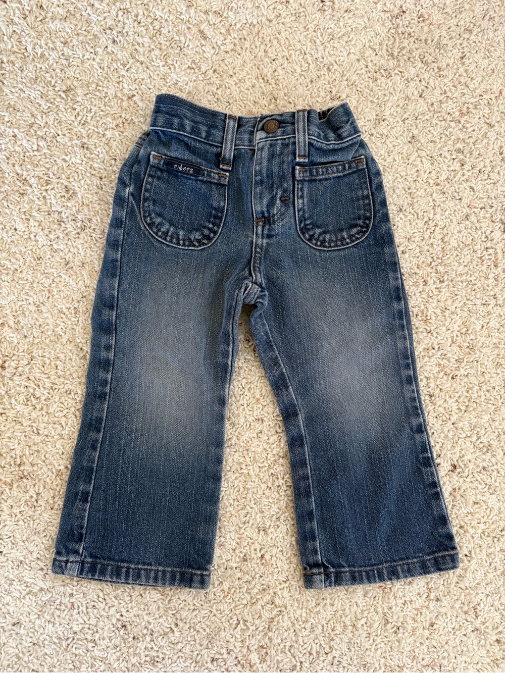 Vintage 90s Y2K Lee Riders Bootcut Jeans Toddler Girl Size 2T